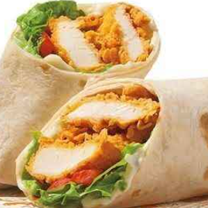 Wrap au poulet croustillant - Trio