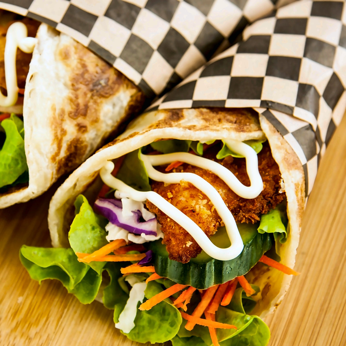Wrap au poulet croustillant - Trio