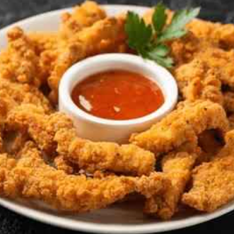 Breaded Chicken Fillet plate - Trio (8 pcs)