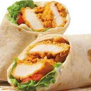 Trio de wraps au poulet croustillant