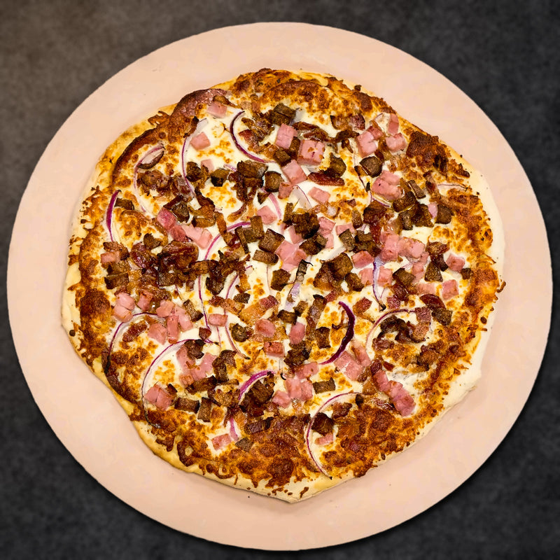 Meat Lovers Pizza (pepperoni, cheese, bacon, ham, italian sausage)