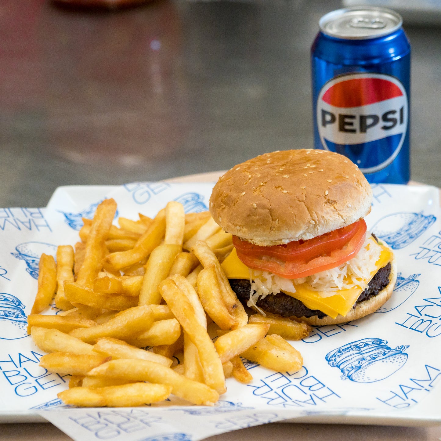 Trio de cheeseburgers