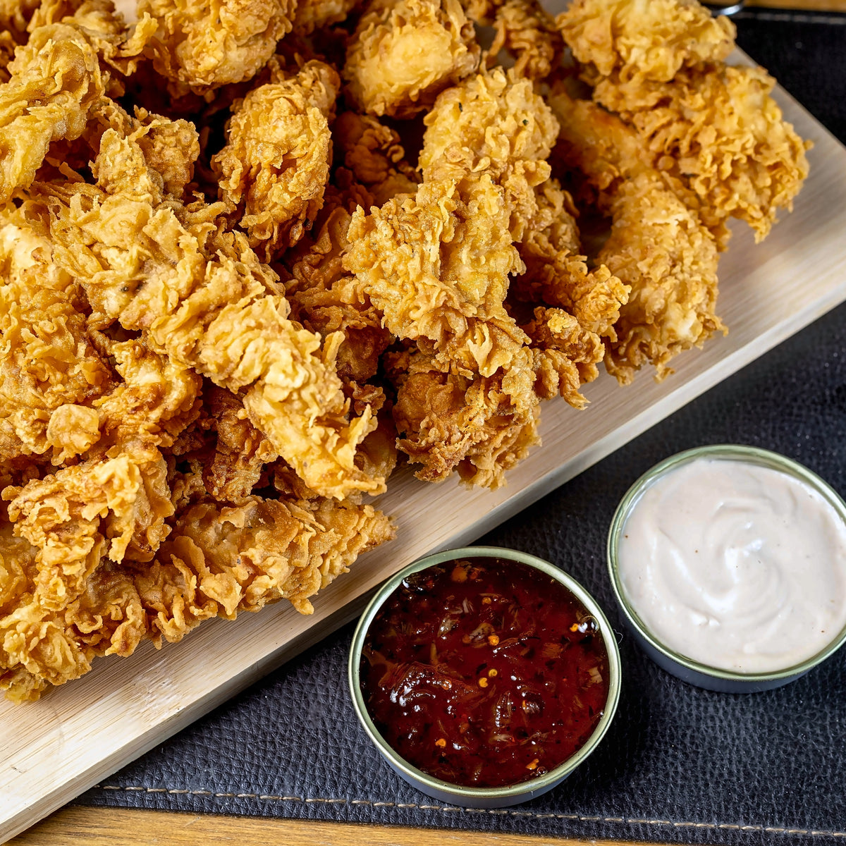 Breaded Chicken Fillet plate - Trio (8 pcs)