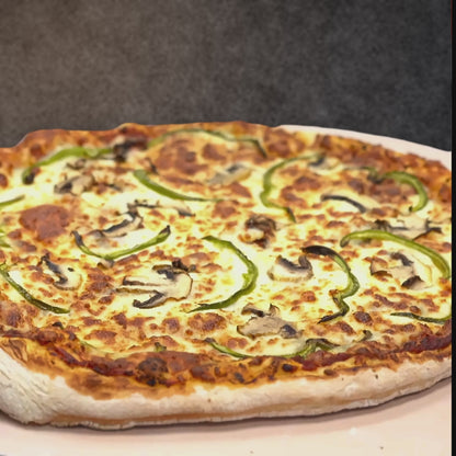 All Dressed Pizza (pepperoni, mushrooms, cheese, green peppers)