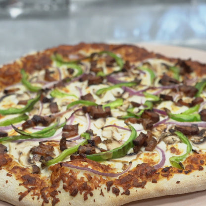 Special POPA Pizza (meat sauce, pepperoni, mushrooms, onions, cheese, green peppers, italian sausage)