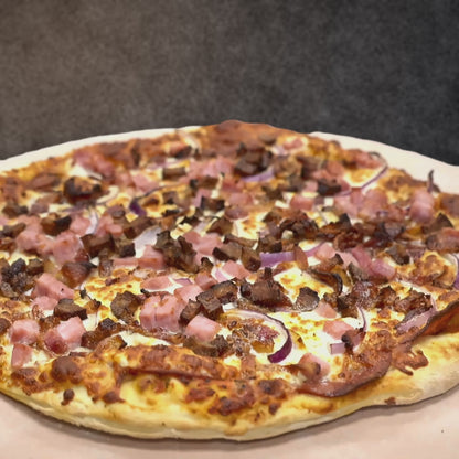 Meat Lovers Pizza (pepperoni, cheese, bacon, ham, italian sausage)